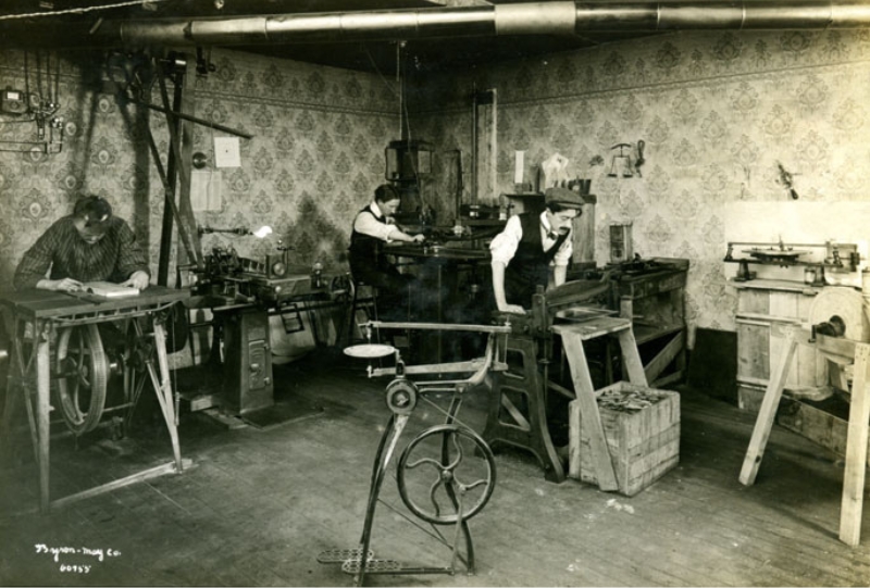 Book Binding Machines in 1904
