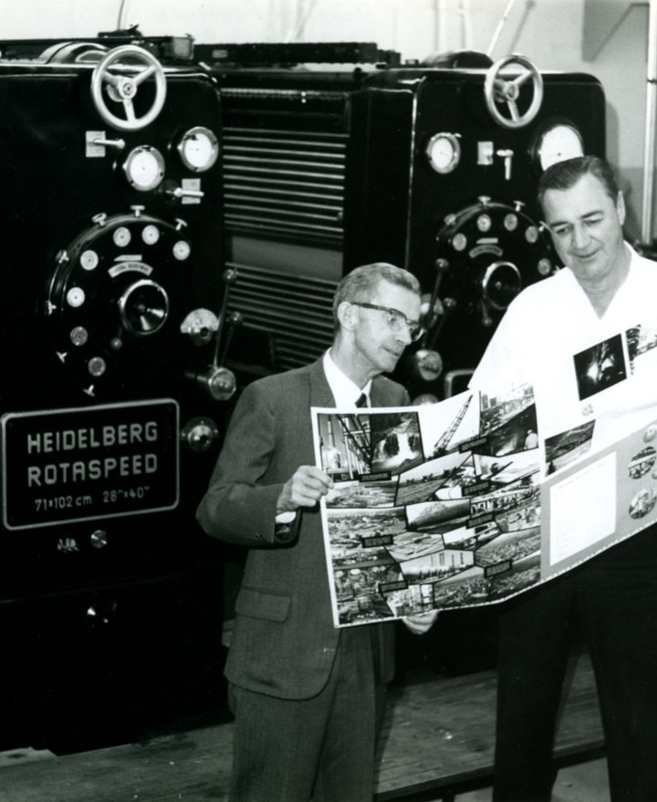 Heidelberg Offset Press in 1970