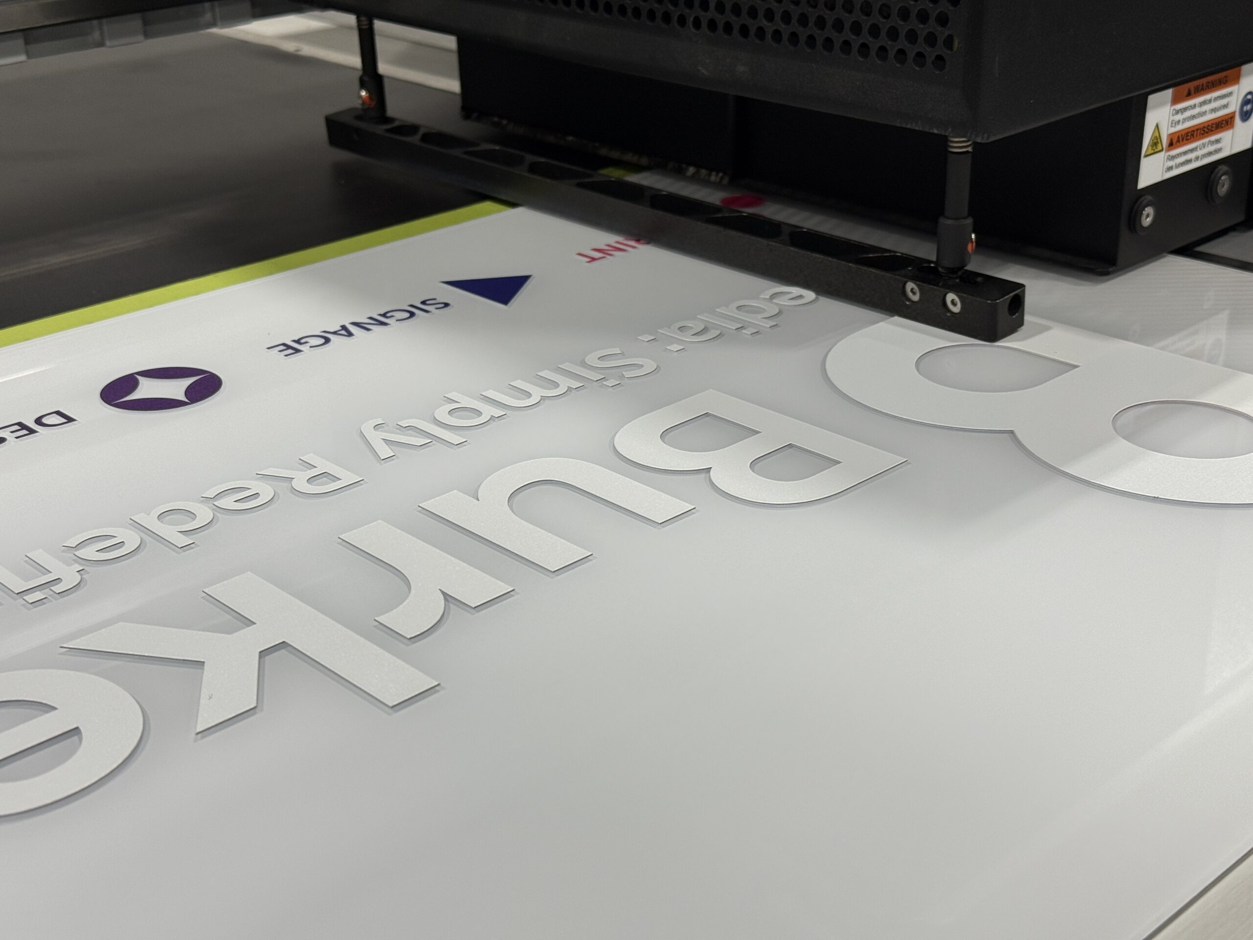 13-Additional white layer 3D Printing at Burke Edmonton + Calgary