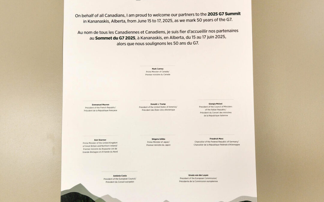 High Quality Print Services for the G7 Summit
