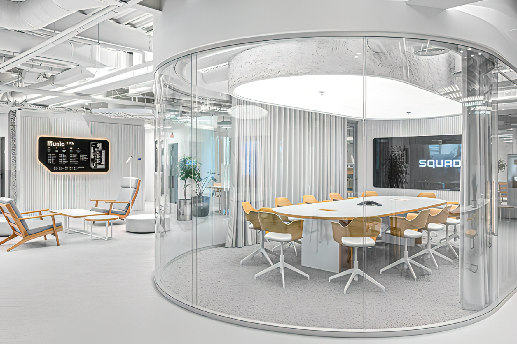 Privacy Smart Film Before - Burke Group